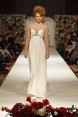 Refined silk-satin bridal gown Anissa - catwalk