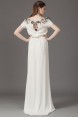 Classic design white silk-satin bridal gown Alberta