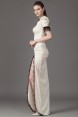 Hand made black and white silk bridal gown Alissa 