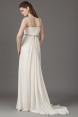 Refined long silk-satin wedding dress Anissa